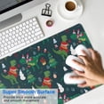 thumbnail image 4 of Long Mouse Pads for Desk,Green Christmas Dinosaur and Snowman Desk Mats on Top Of Desks, Desk Mouse Pad Extra Large with 3mm Non-Slip Base and Stitched Edge for Gaming,Work,Home 31.5x11.8in, 4 of 4