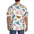 thumbnail image 7 of Goofa Cartoon Animals Printed Men's Casual Short-sleeved Shirt,Lightweight Breathable Button-down,Summer Casual men's top,Versatile Fashion shirt-, 7 of 7