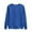 Blue, variant on hotojiny Plus Size Sweatshirt for Women Casual Solid Color Long Sleeve Pullover Crew Neck Basic Loose Fit Tops Fall Outfits