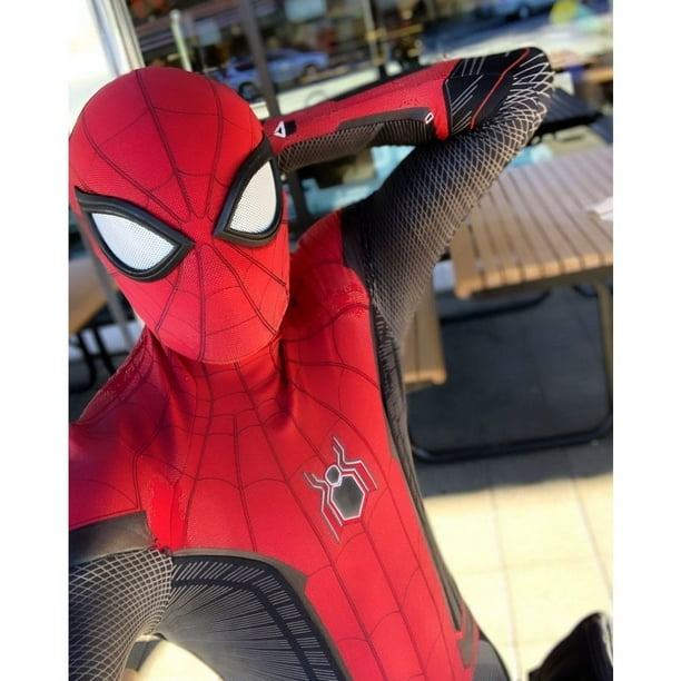 Disfraz De Cosplay De Spiderman Sin Forma Impreso 3D Spandex Lycra Superhéroe Zentai Mono Halloween Tom Holland Lejos De Casa Adulto