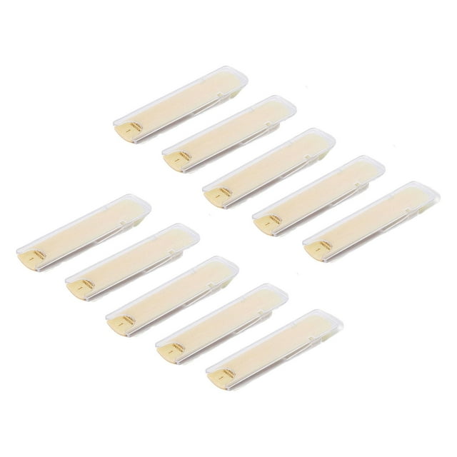 tamizeot 10x Clarinet Reeds Woodwind Instrument Traditional Clarinet Reeds for Player hardness 1.0 7x1.2cm