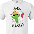 thumbnail image 4 of Inktastic Cinco De Mayo Let's Fiesta Cute Cactus with Sombrero T-Shirt, 4 of 5