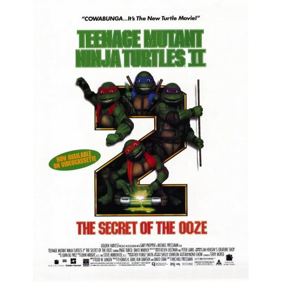 Teenage Mutant Ninja Turtles 2: The Secret of the Ooze Movie Poster Print (11 x 17) - Item # MOVGE1873