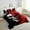 Black Red, variant on Erosebridal Gothic Skull Bedding Sets Full with Comforter,Black Red Duvet Insert,Happy Halloween Comforter Sets Full Size,Ultra Soft Abstract Bedroom Decorative,Reversible,3pcs