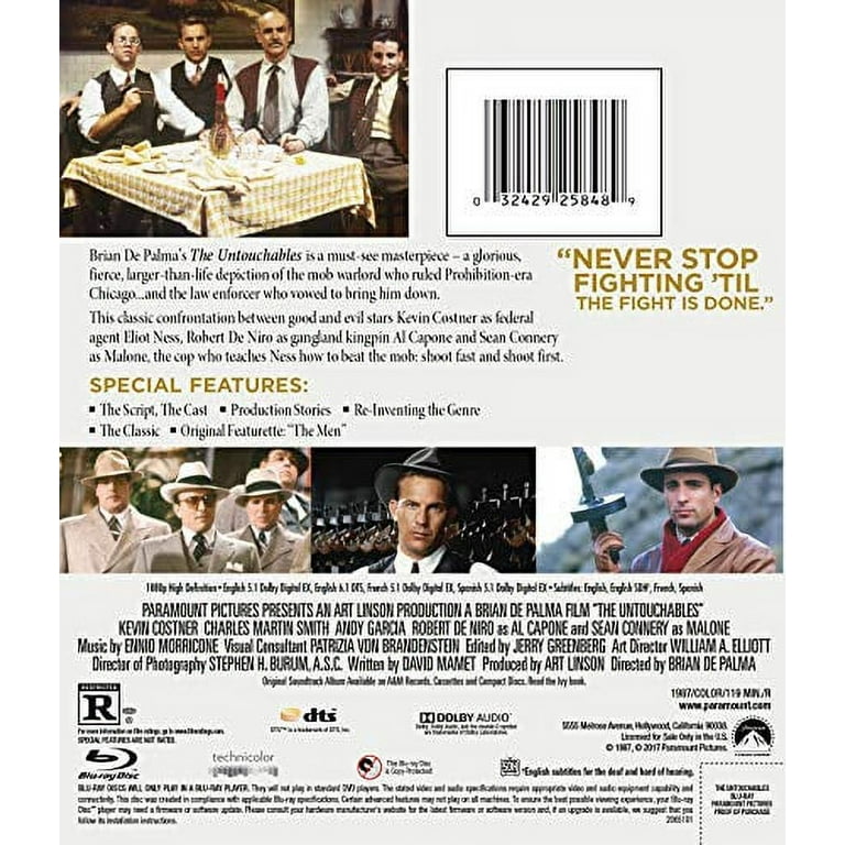 G-RAP【303】UNTOUCHABLES The Untouchables (Blu-ray) - Walmart.com
