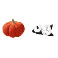 thumbnail image 1 of Almohadas de calabaza de Halloween,Almohadas de calabaza de Halloween Decoración del hogar Suave,Cojines de calabaza para Halloween,peluches,sofá,Reloj de pared,Reloj de pared Panda, 1 of 8