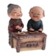 thumbnail image 1 of Figuras de pareja de ancianos Cola Resina Aniversario creativo, 1 of 8