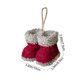 thumbnail image 2 of Ornamentos de Navidad Blancos 10x8.5x7.5cm / 3.9x3.3x2.9In Colgante de Peluche, 2 of 7