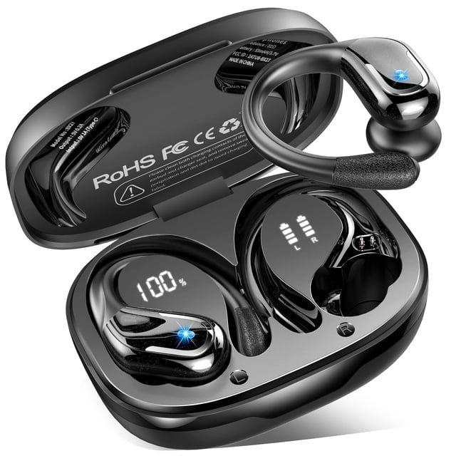 Auriculares inalámbricos Rulefiss 2026 Bluetooth 5.4 75 horas estéreo IPX7