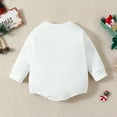 thumbnail image 4 of Youmylove Boys Girls Christmas Long Sleeve Letter Printed Pullover Romper Sweatshirt Bodysuits Kids Jumpsuits Clothing Playwear, 4 of 6