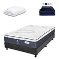 thumbnail image 1 of Colchón Matrimonial Dover Spring Air + Box + Protector Cloud + Sábanas Softy, 1 of 7