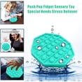 thumbnail image 3 of Push Pop Bubble Sensory Fidget Toy, Autism Special Needs Stress Reliever, Actualizado Silicone Stress Reliever Toy, Squeeze Sensory Toy o Niños Adultos Restaurar Emociones Anti-Ansiedad Herramientas Xemadio WMZL-848-4, 3 of 8