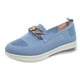 thumbnail image 1 of Amzcrzy Zapatos de mujer,Zapatos de mujer,Zapatillas de mujer, Zapatos planos de moda para mujer, zapatillas suaves con decoración de cadena de metal, calzado informal Sandalias Mujer Zapatillas De C, 1 of 9