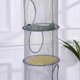 thumbnail image 4 of Kids Toy Storage Rack Hanging Basket Organizer - 4 Tier Mesh Foldable Blue, 4 of 5