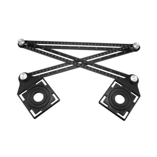 Aluminum Alloy Adjustable Six Fold Tool Ruler Drill Guide Opening