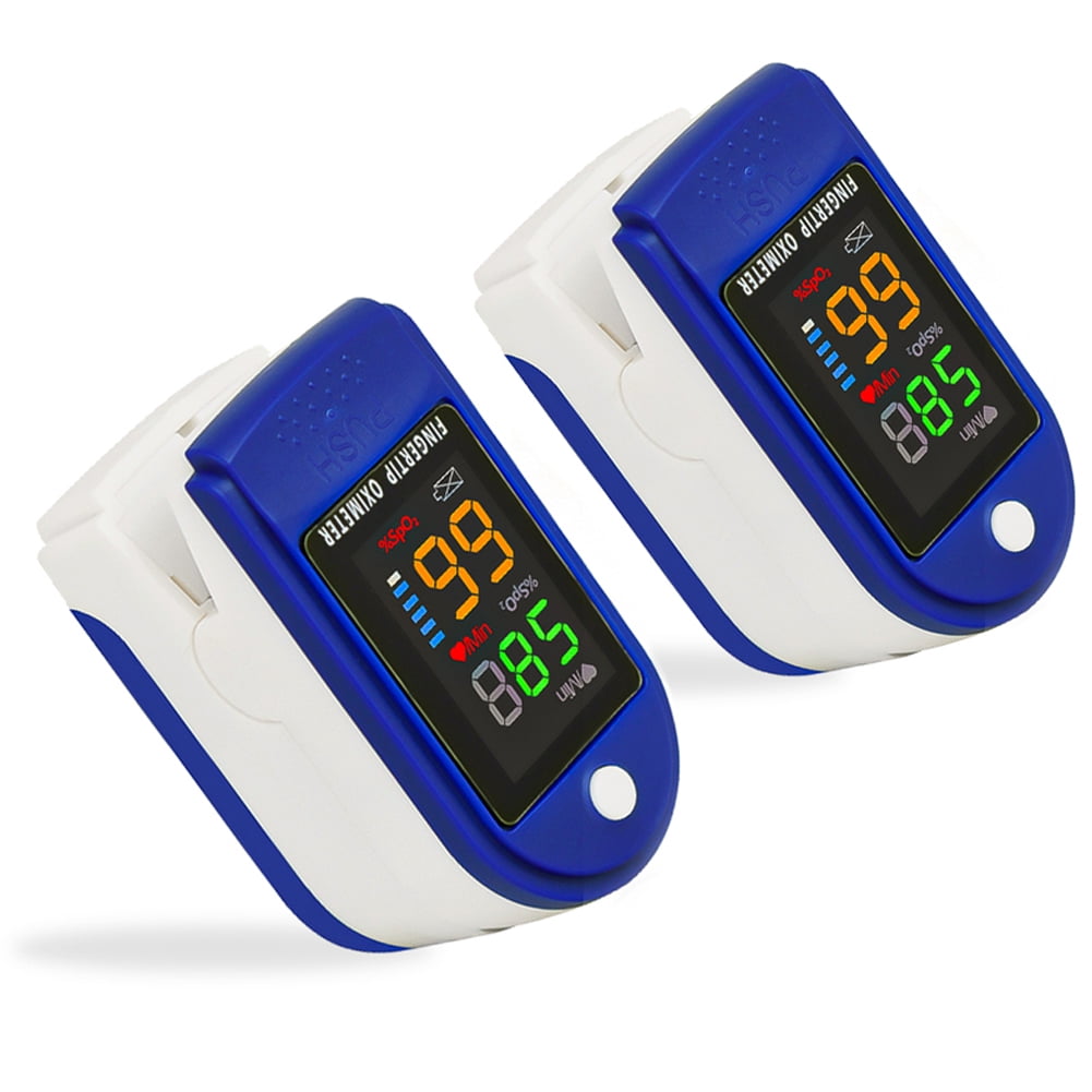 Clearance! 2 Packs Finger Tip Pulse Oximeter SpO2 Heart Rate Monitor