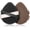 1pcs Black + 1pcs Brown, variant on Makeup Sponge Set,  2 count  Porous Low Absorption Foundation Sponges, Latex-Free PU Cushion Puff, 3.2inches Soft -Sided  Puff for  , Black&Brown