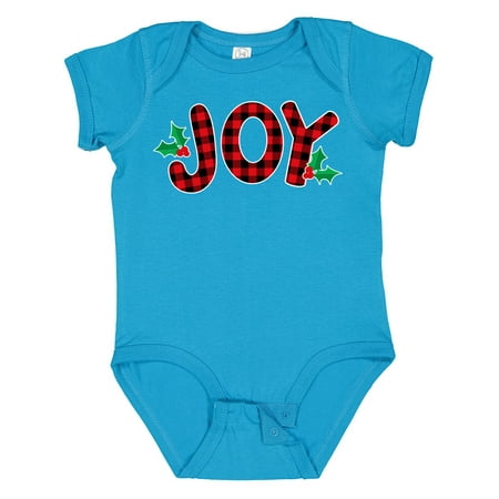 

Inktastic Plaid Holly Joy Gift Baby Boy or Baby Girl Bodysuit