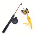 thumbnail image 4 of Cat Toy Set Retractable Cat Wand And Butterfly Dragonfly Set For Indoor Funny Cat Sticks, 4 of 5