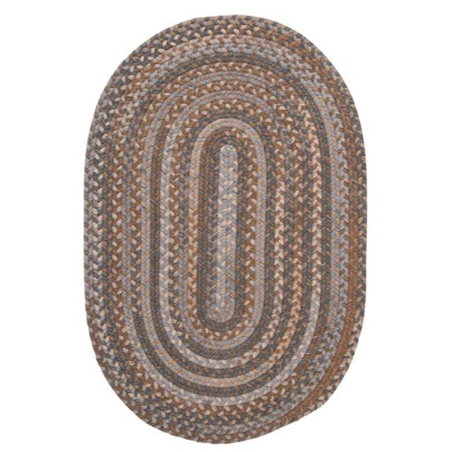 Colonial Mills Tapis OH98R024X072 Oak Harbour - Graphite 2 Pi. x 6 Pi. Tapis Tressé