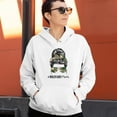 thumbnail image 4 of Military Mom Sweatshirt Proud Mom Life Messy Bun Sunglasses Mother's Day Mama Mommy Active Duty Veteran Vet Hoodie, 4 of 7