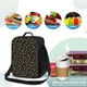 thumbnail image 4 of Fotbe Flower Pattern On Black Lonchera Bolsa de Almuerzo para Hombres y Mujeres, Lonchera de Gran Capacidad, Bolsa de Almuerzo Reutilizable, Bolsa Térmica Aislante, 4 of 7