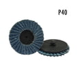 thumbnail image 2 of Zirconia 10pcs Flap muela de disco de metal Acabado de desbarbado, 2 of 5