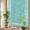 Bluish Green, variant on Rainbow Window Privacy Film, Cream Greek Key Static Cling Window Film PVC, Geometric Greece Ancient Farmhouse Geo No Glue UV Blocking Glass Covering, Removable Stained Glass Sticker 23.6''x59''