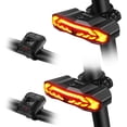 thumbnail image 1 of Luz trasera para bicicleta WSDCAM con luces direccionales, luz de freno y bocina, 1 of 7