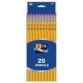 thumbnail image 6 of BAZIC #2 HB Yellow Pencils, Unsharpened, Wood Free Latex Free Eraser (20/Pack), 24-Packs, 6 of 8