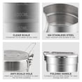 thumbnail image 4 of 1.5L Stainless Steel Lunch Case with Storage Bag Camping Pot for Backpacking Hikiing Fishing, 4 of 8
