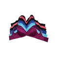 thumbnail image 4 of Angelina Women's Wired-Free Extended Size Bras with Zebra Pattern Design (6-Pack), 4 of 4