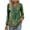 Green Ethnic Print, variant on Zeagoo Blouses for Women V Neck Button Casual Dressy Shirts Long Sleeve T-Shirts Pleated Floral Tunic Tops Boho Tunic Tops