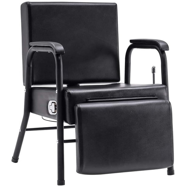 BarberPub Reclining Shampoo Chair Lounge Chair with footrest for Hair