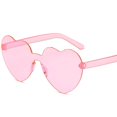 thumbnail image 2 of Gafas de sol transparentes sin marco de gelatina Gafas de sol de color caramelo De una sola pieza, 2 of 5
