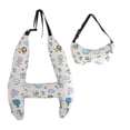 thumbnail image 1 of Set Of 2 Back Seat Travel Pillows Comfortable Cartoon Design Kids Sleeping Support For Long Car Journeys With Adults, 1 of 4