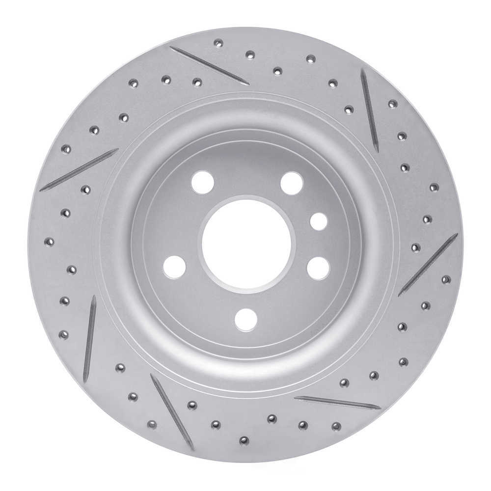 Dynamic Friction Company 830-27060L DFC Geoperformance Rotor - Drilled and Slotted