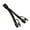 Black, variant on Double 8Pin PCIe Graphics Card Power Cable 12VHPWR Female Connectors Optimized For Energy Transfer