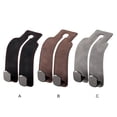 thumbnail image 3 of Baohd Rear Seat Storage Hook For Car Durable And Bendable Featuring Smooth Metal Hook Wont Damage Objects black, 3 of 6