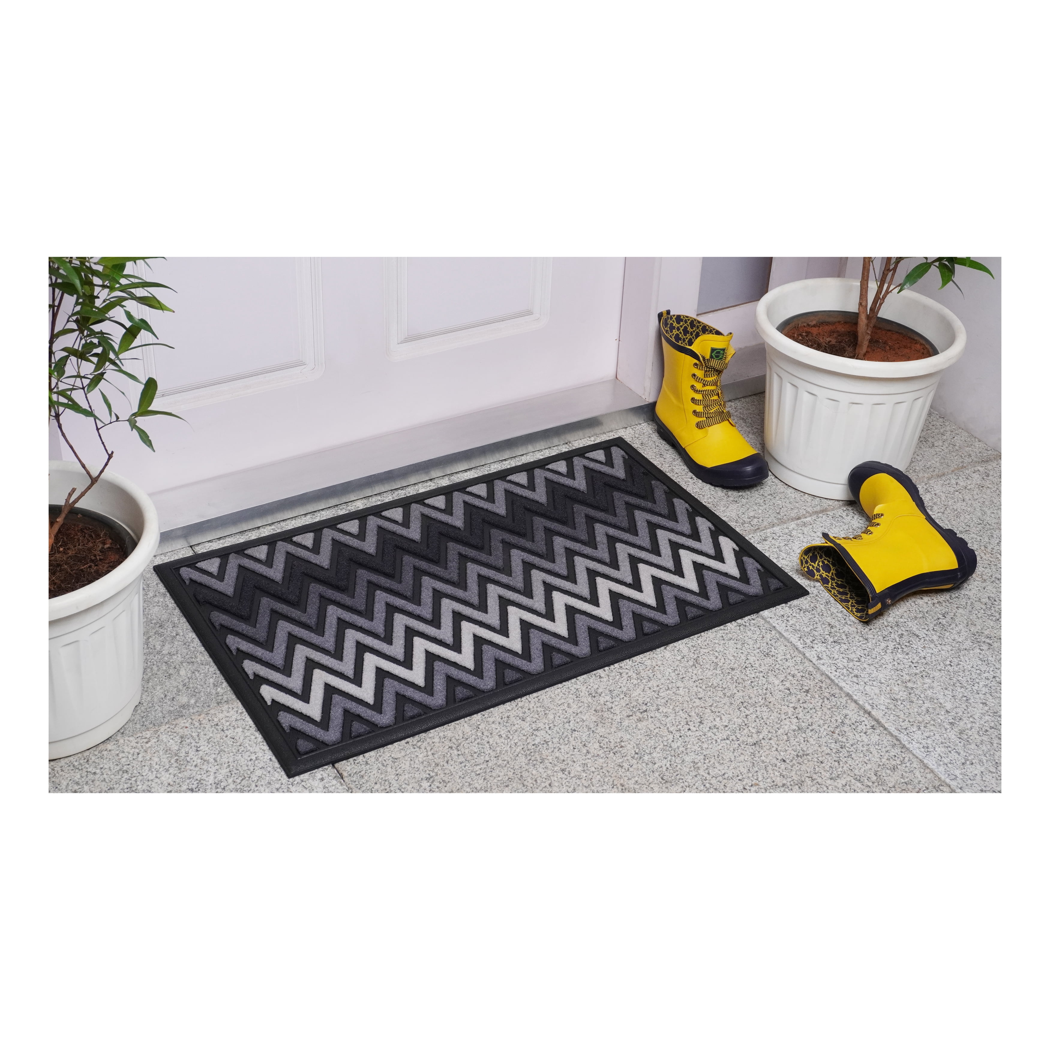 Roman Gray Doormat 18" x 30"