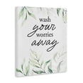 thumbnail image 2 of Stupell Industries French Country Wash Worries Away Leaves Canvas Art, 30 x 40, by Lettered and Lined, 2 of 8