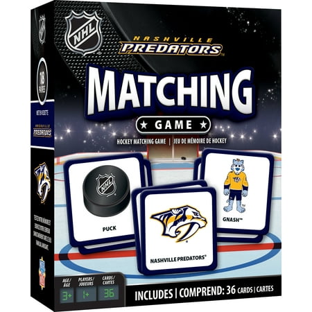 UPC: 0705988819810 | MasterPieces Officially Licensed NHL Nashville Predators Matching Game for Kids and Families