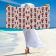 thumbnail image 5 of Easygdp Red Lobster With Claws Beach Towel 27.5X55 Inches Quick Dry Pool Towel Travel Compact Bath Towel Sandproof Beach Blanket Towel for Swimming, 5 of 6