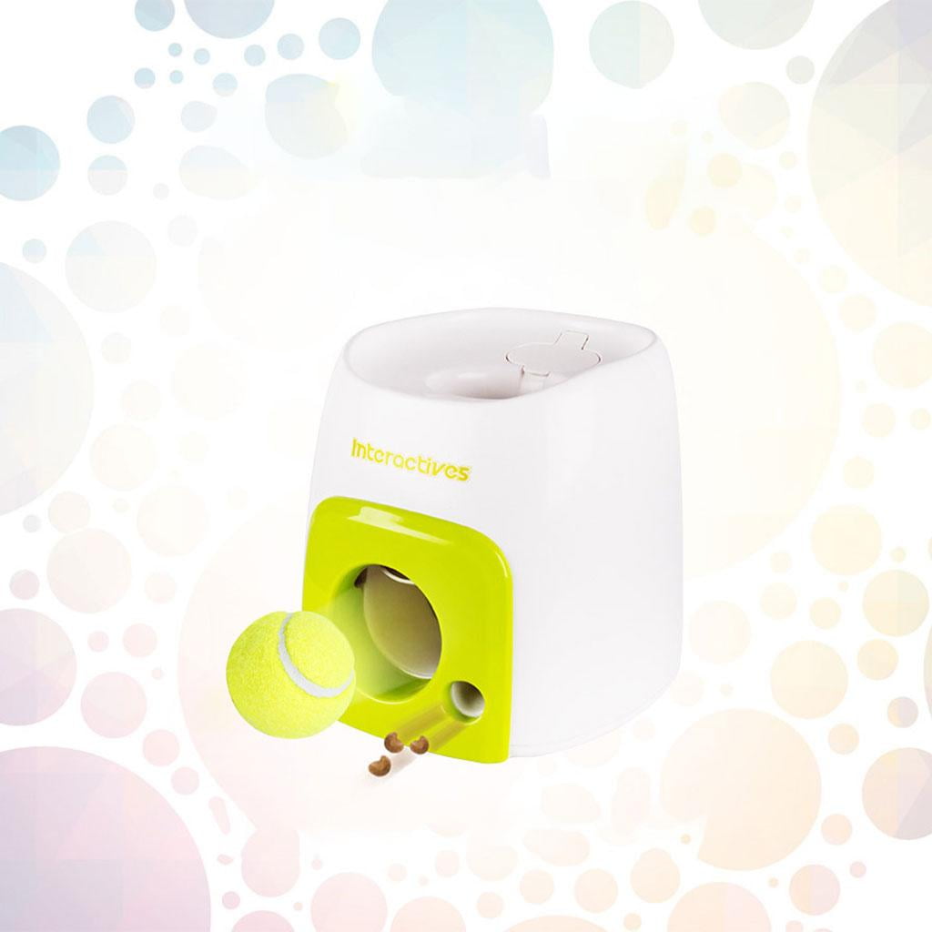 Dog Interactive Toy , Throwing Toys ,Treat Dispenser Slow Feeder Games ,Automatic Tennis Ball Launcher for Accessories
