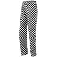 thumbnail image 1 of Premier Essential - Pantalones Unisex de cocinero/chef (Negro/Blanco (cuadros grandes)), 1 of 1