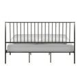 thumbnail image 5 of Weston Home Belisse Metal Platform King Bed with Curved Metal Headboard, Antiuqe Dark Bronze, 5 of 9