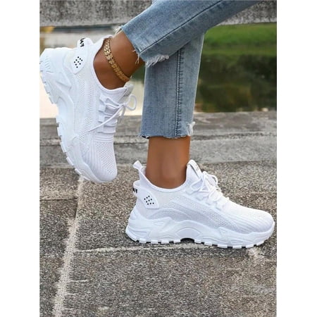 Four Seasons Women’s Breathable Low-Top Casual Sneakers Comfortable Soft-Soled Shoes for Women