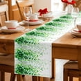 thumbnail image 5 of Spring Green Leaves Table Runner 70 Inches, Watercolor Country Vines Botanical Bed Runner Dresser Scarves Tabletop for Indoor Outdoor Parties/Ceremony/Banquet, 13" x 70", 5 of 9