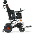 thumbnail image 3 of Bangeran Pegasus Fauteuil Roulant Électrique Ergonomique Élégant pour Handicapé et Cerebral Palsy, Supporte 265 lb, Appuie-Têtes et Accoudoirs Réglables, 47 lb - Rouge Argenté, 3 of 11