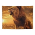 thumbnail image 5 of Orinice Lion Desert Sunset Tapestry Wall Hanging Unique Style Graphic Tapestries Home Decor Art for Living Room Bedroom 60x50inch, 5 of 6